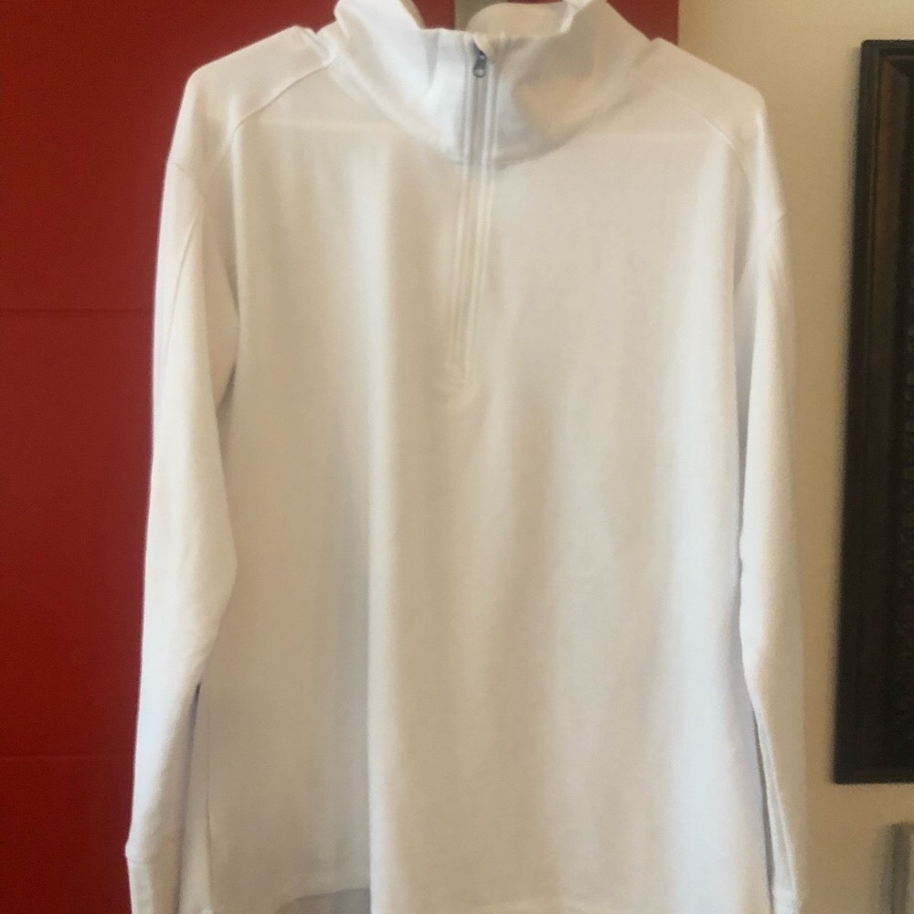 Sport-Tek 1/4-zip pullover top with thumb-holes new no tags, size large